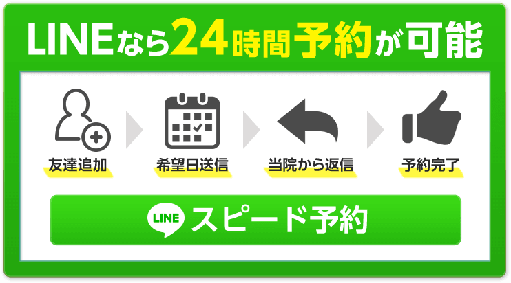 LINEなら24時間予約が可能